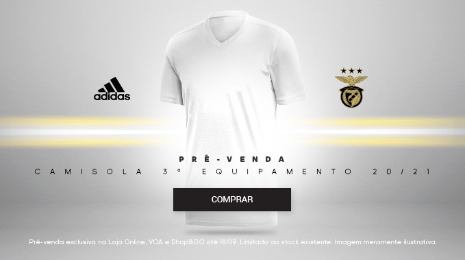Pré-venda Terceira Camisola Benfica 20-21