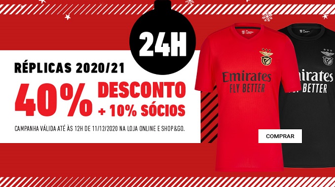 Réplicas Camisolas Benfica Descontos Natal