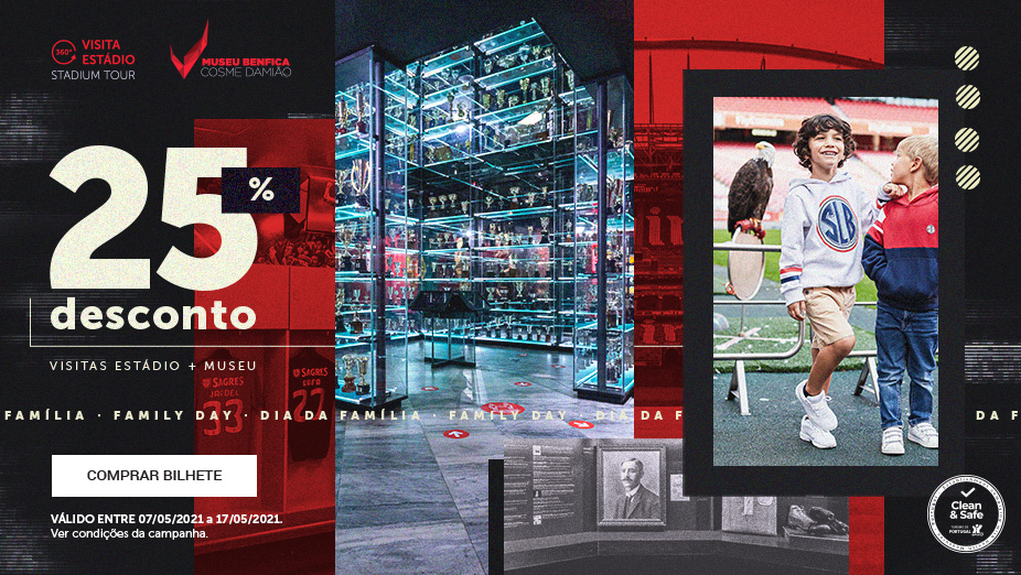 25% Desconto no Estádio e Museu