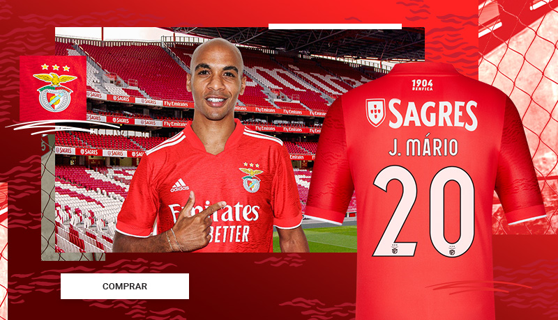 Camisola Benfica João Mário