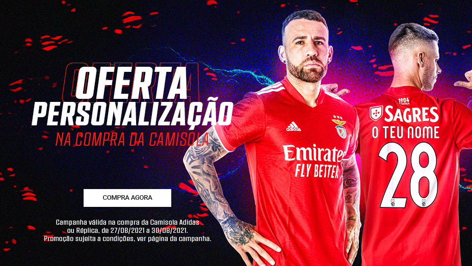 Oferta da Personalização na compra da Camisola 21/22