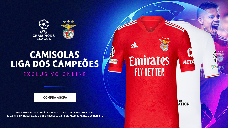Camisolas Liga dos Campeões 2021/22