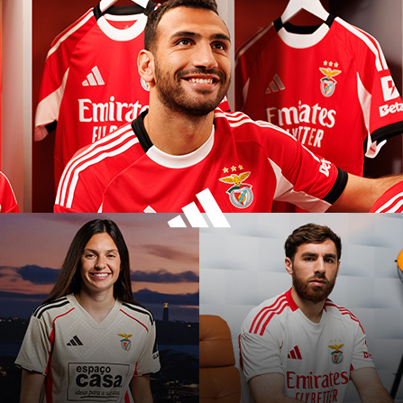 3 Camisolas SL Benfica 2025-2026